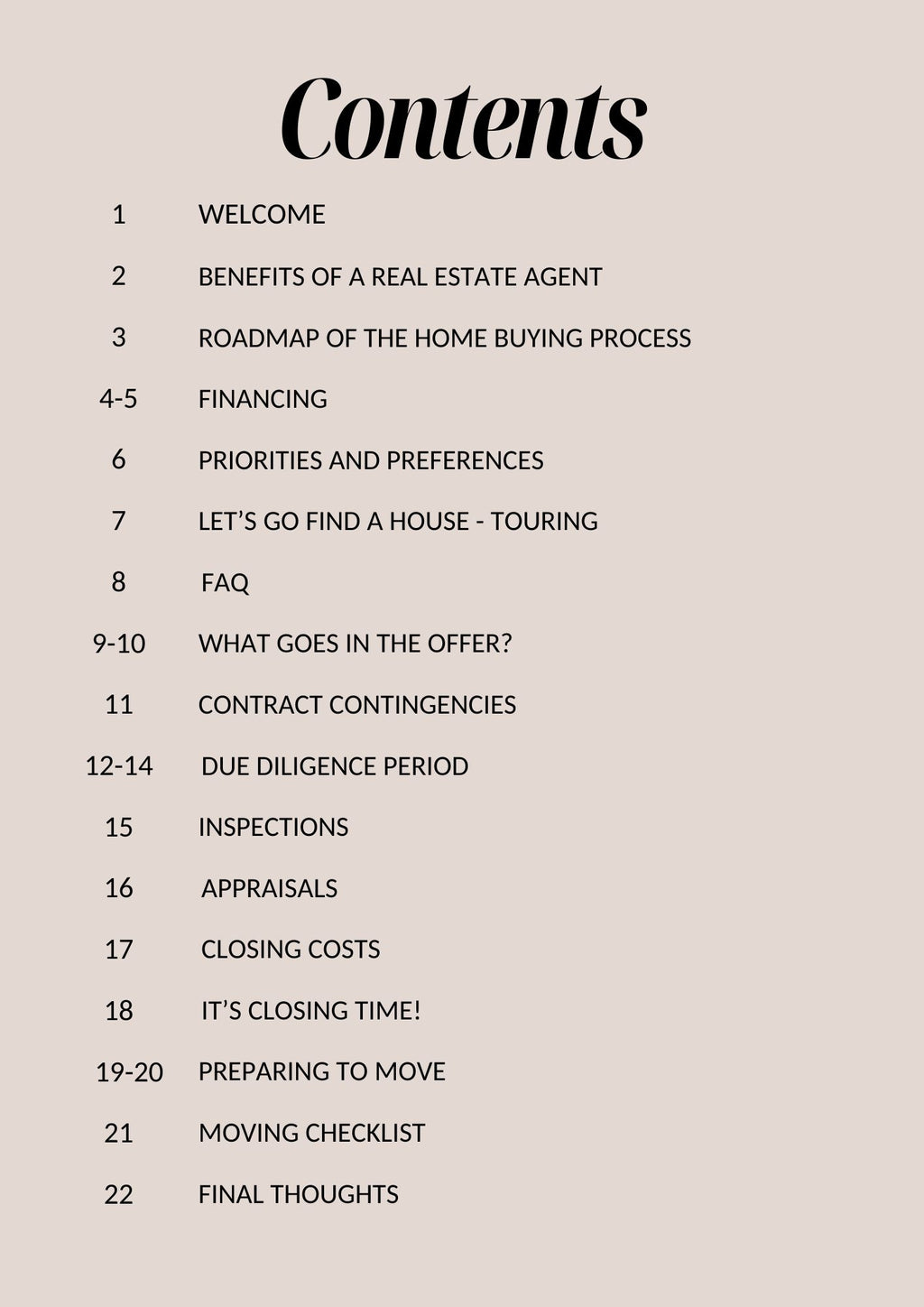 Home Sweet Home Buyer Guide