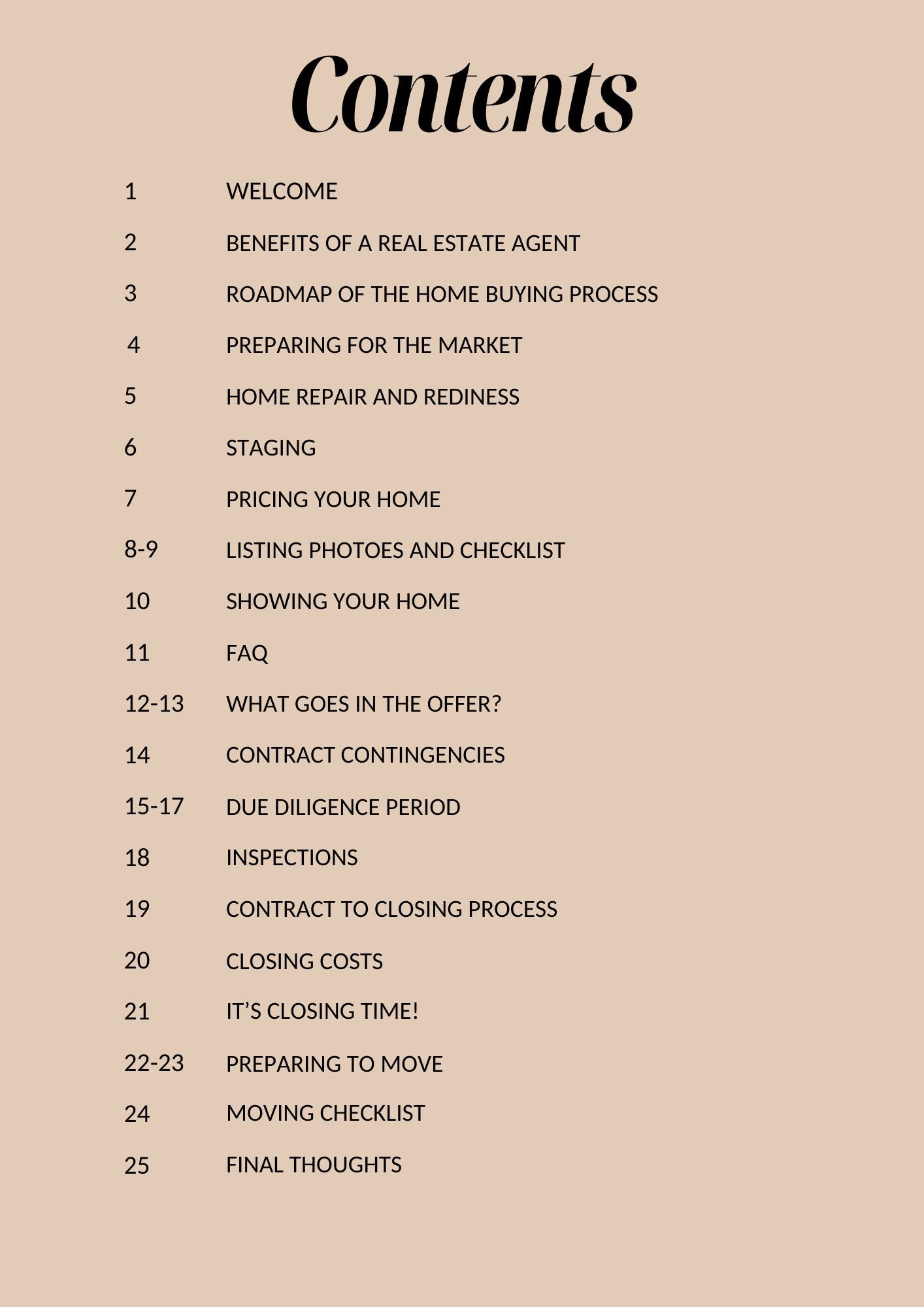 Home Sweet Home Seller Guide