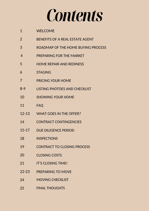 Home Sweet Home Seller Guide