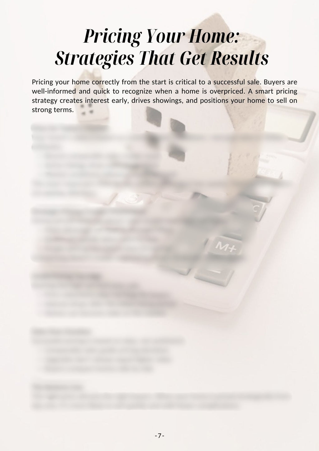 Home Sweet Home Seller Guide